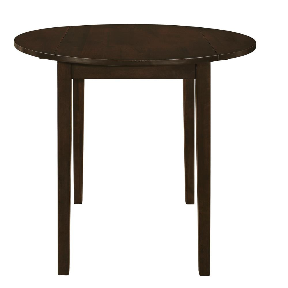 Bucknell 3-Piece Dining Set with Drop Leaf Cappuccino/Tan - 130005 - Bien Home Furniture &amp; Electronics