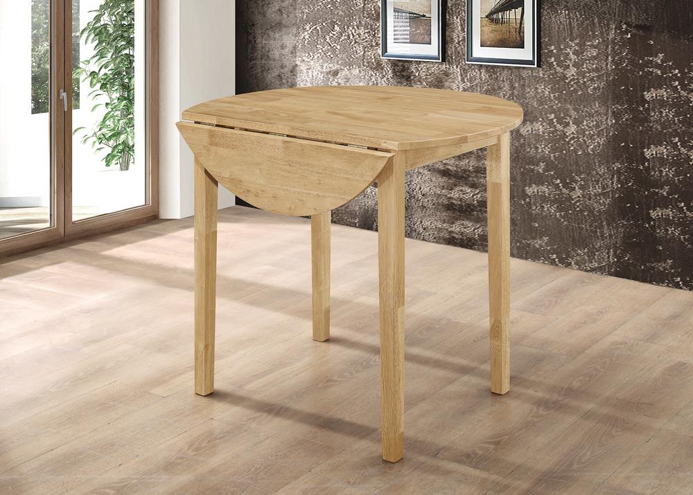 Bucknell 3-Piece Dining Set with Drop Leaf Natural/Tan - 130006 - Bien Home Furniture &amp; Electronics