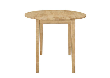 Bucknell 3-Piece Dining Set with Drop Leaf Natural/Tan - 130006 - Bien Home Furniture &amp; Electronics