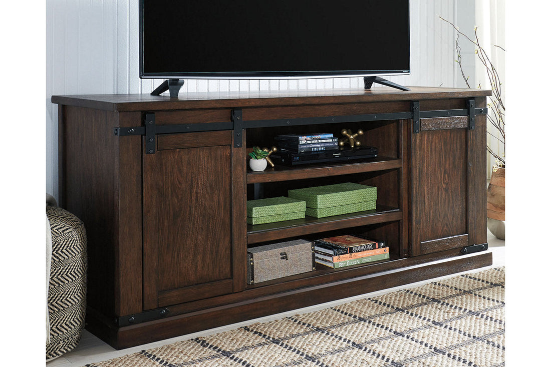Budmore Rustic Brown 70&quot; TV Stand - W562-68 - Bien Home Furniture &amp; Electronics