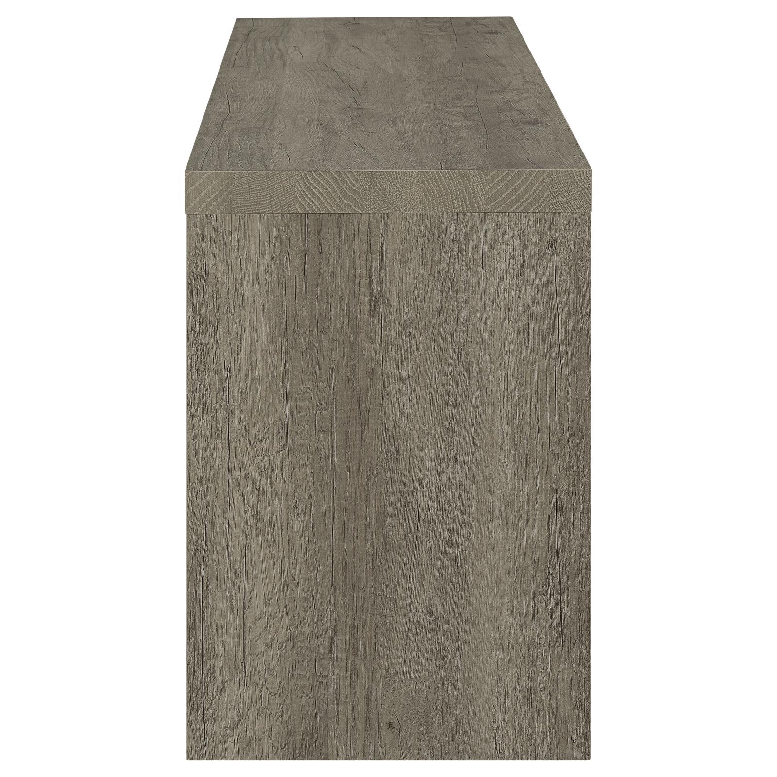 Burke 2-Drawer TV Console Gray Driftwood - 701024 - Bien Home Furniture &amp; Electronics