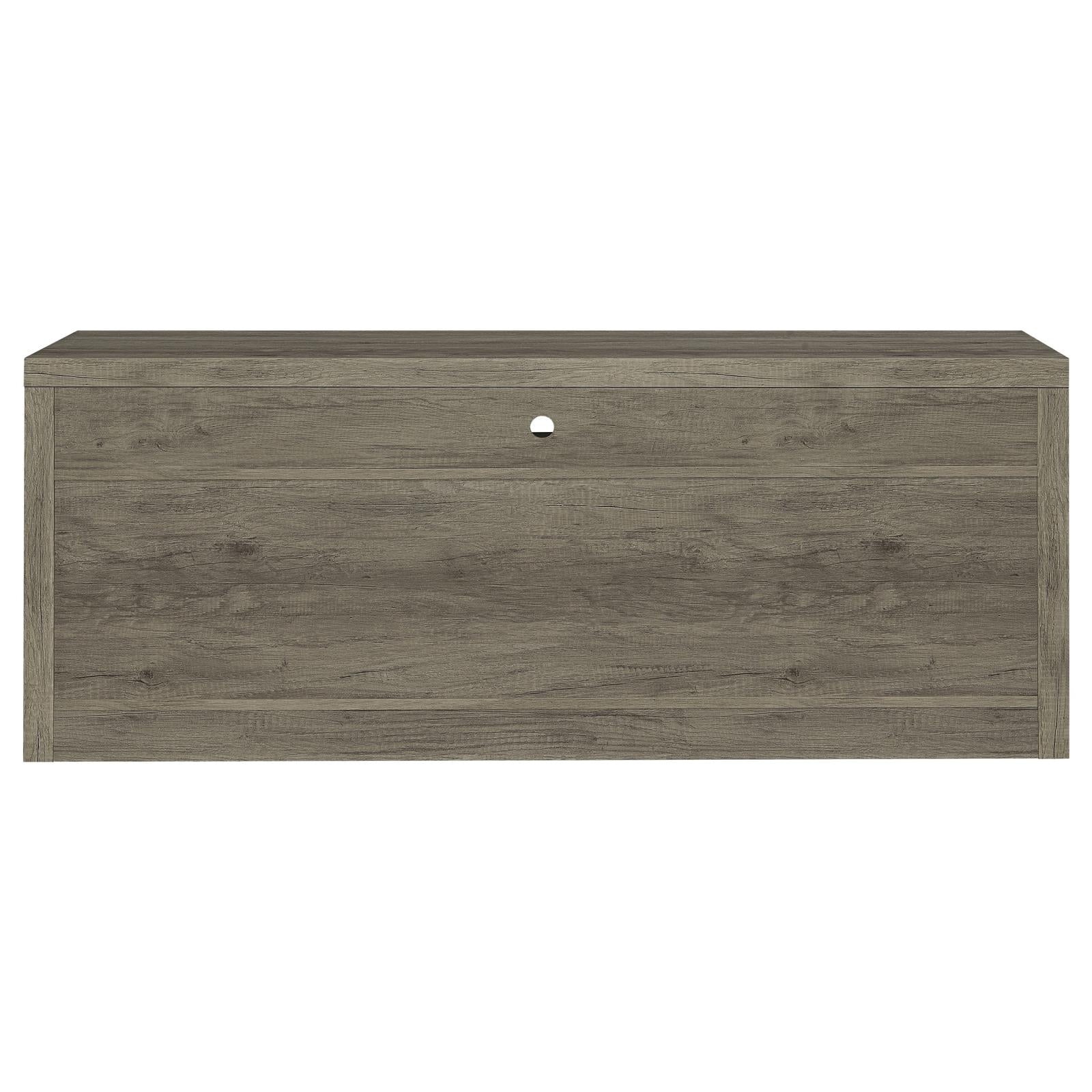 Burke 2-Drawer TV Console Gray Driftwood - 701024 - Bien Home Furniture &amp; Electronics