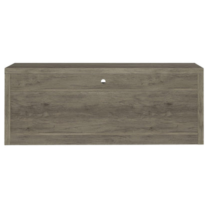 Burke 2-Drawer TV Console Gray Driftwood - 701024 - Bien Home Furniture &amp; Electronics