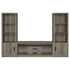 Burke 3-piece Entertainment Center Grey Driftwood - 701024-SET - Bien Home Furniture & Electronics