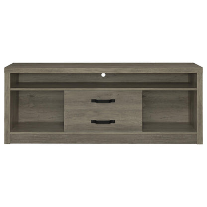 Burke 3-piece Entertainment Center Grey Driftwood - 701024-SET - Bien Home Furniture &amp; Electronics