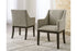 Burkhaus Dark Brown Dining Arm Chair, Set of 2 - D984-01A - Bien Home Furniture & Electronics