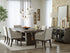 Burkhaus Dark Brown Extendable Upholstered Dining Set - SET | D984-45 | D984-01A(4) - Bien Home Furniture & Electronics