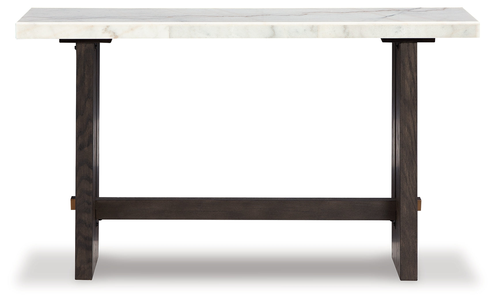 Burkhaus White/Dark Brown Sofa Table - T779-4 - Bien Home Furniture &amp; Electronics