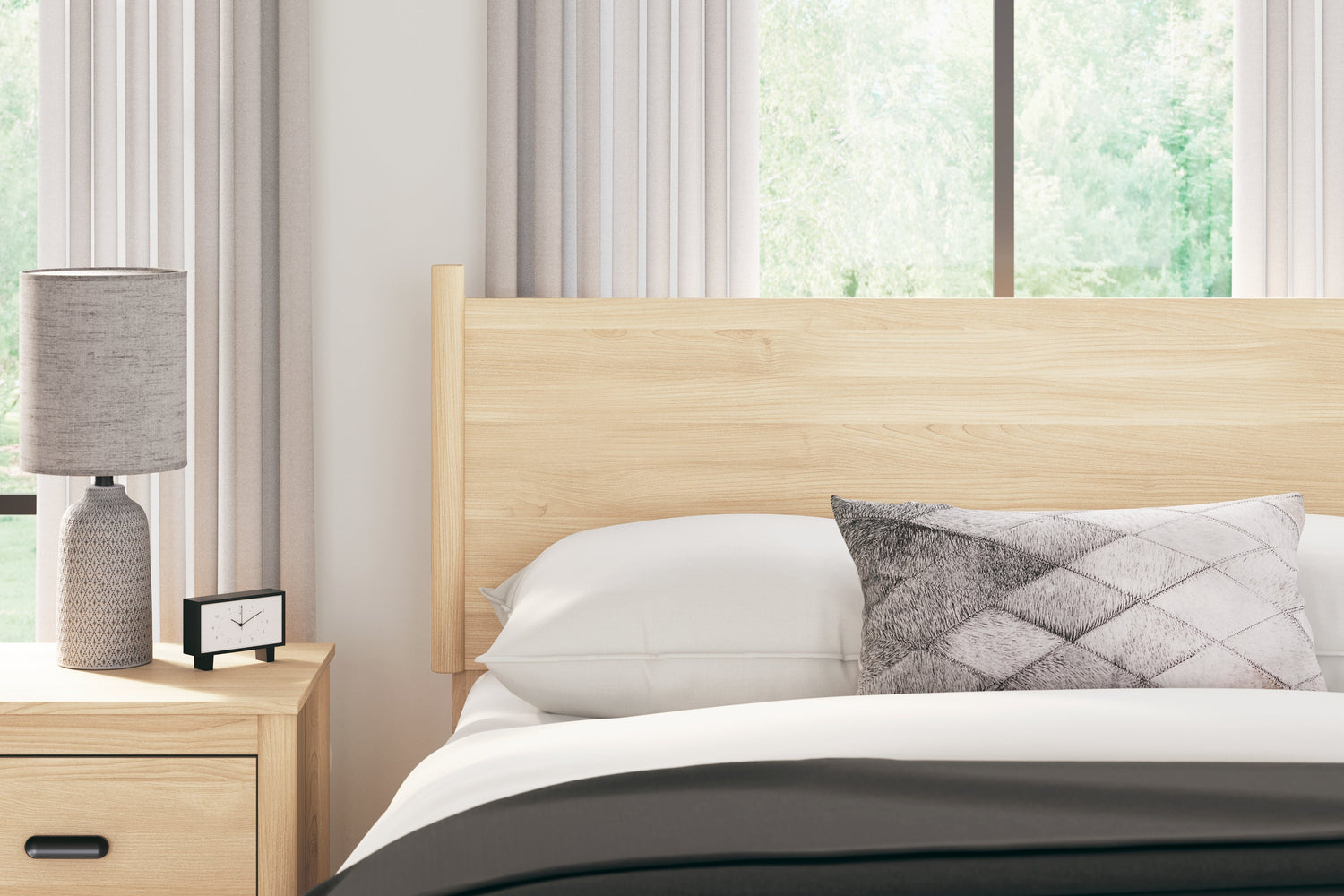 Cabinella Tan Full Panel Headboard - EB2444-156 - Bien Home Furniture &amp; Electronics
