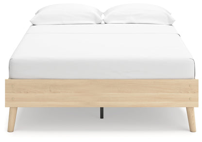 Cabinella Tan Full Platform Bed - EB2444-112 - Bien Home Furniture &amp; Electronics