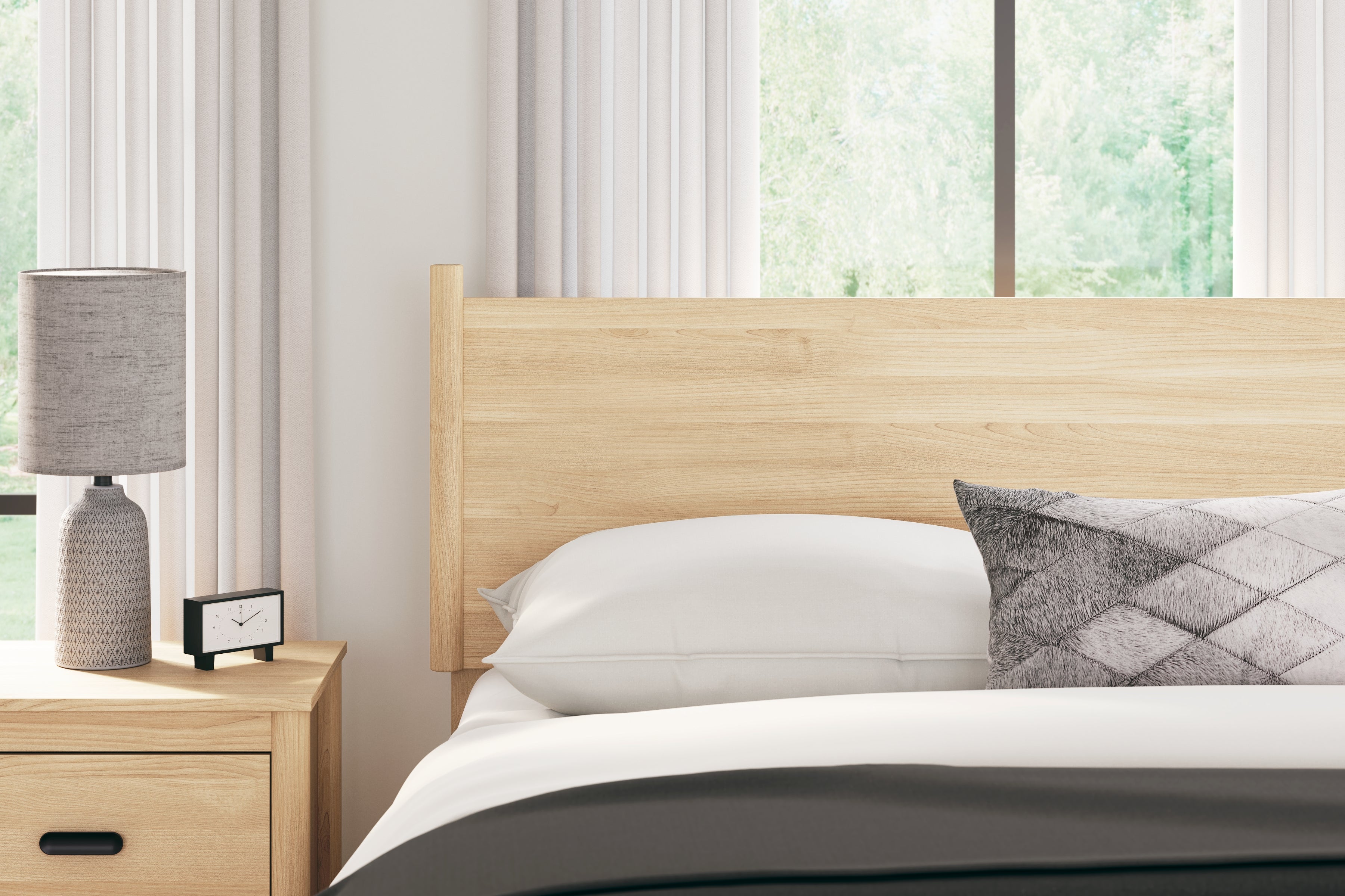 Cabinella Tan Queen Panel Headboard - EB2444-157 - Bien Home Furniture &amp; Electronics