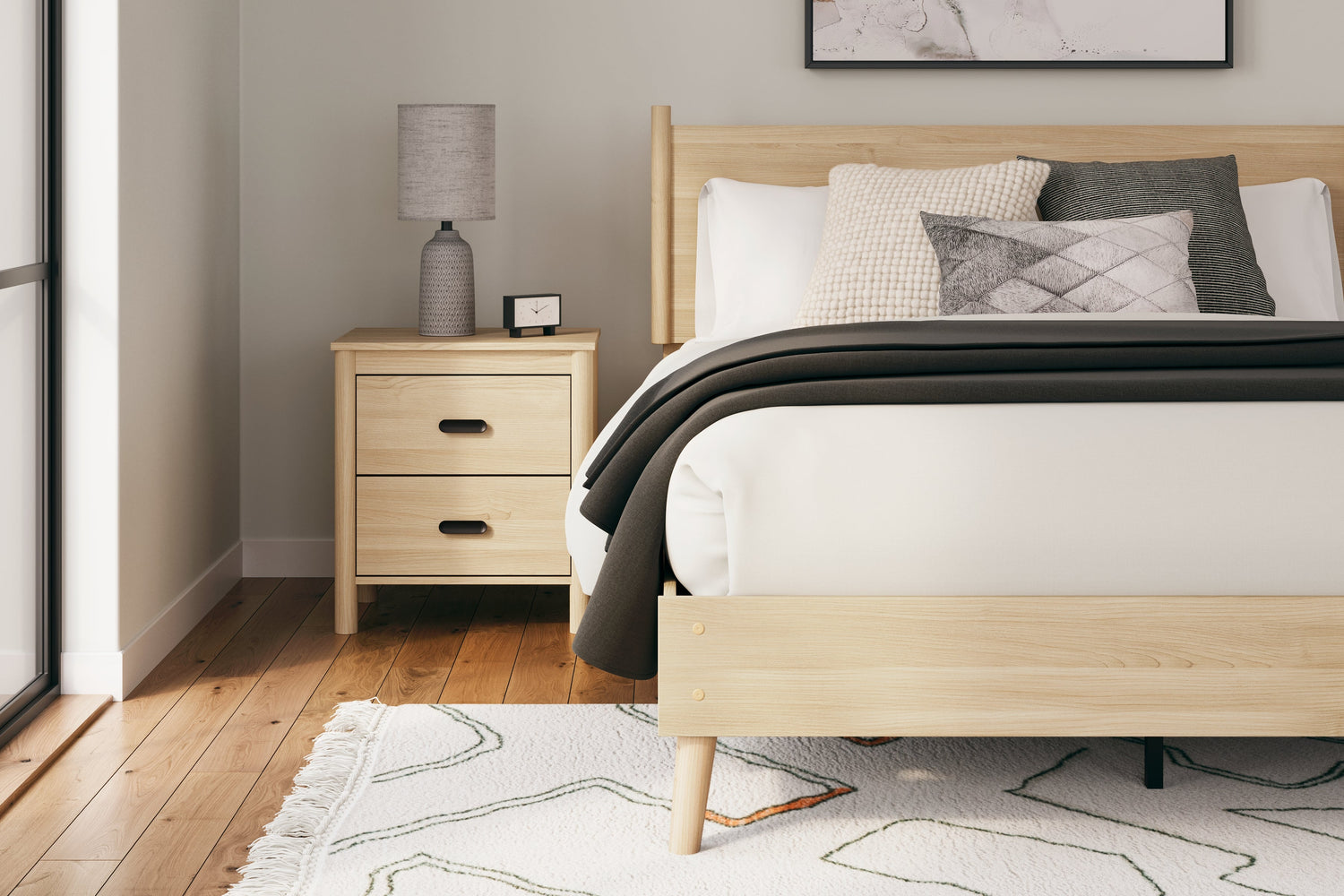 Cabinella Tan Queen Panel Headboard - EB2444-157 - Bien Home Furniture &amp; Electronics