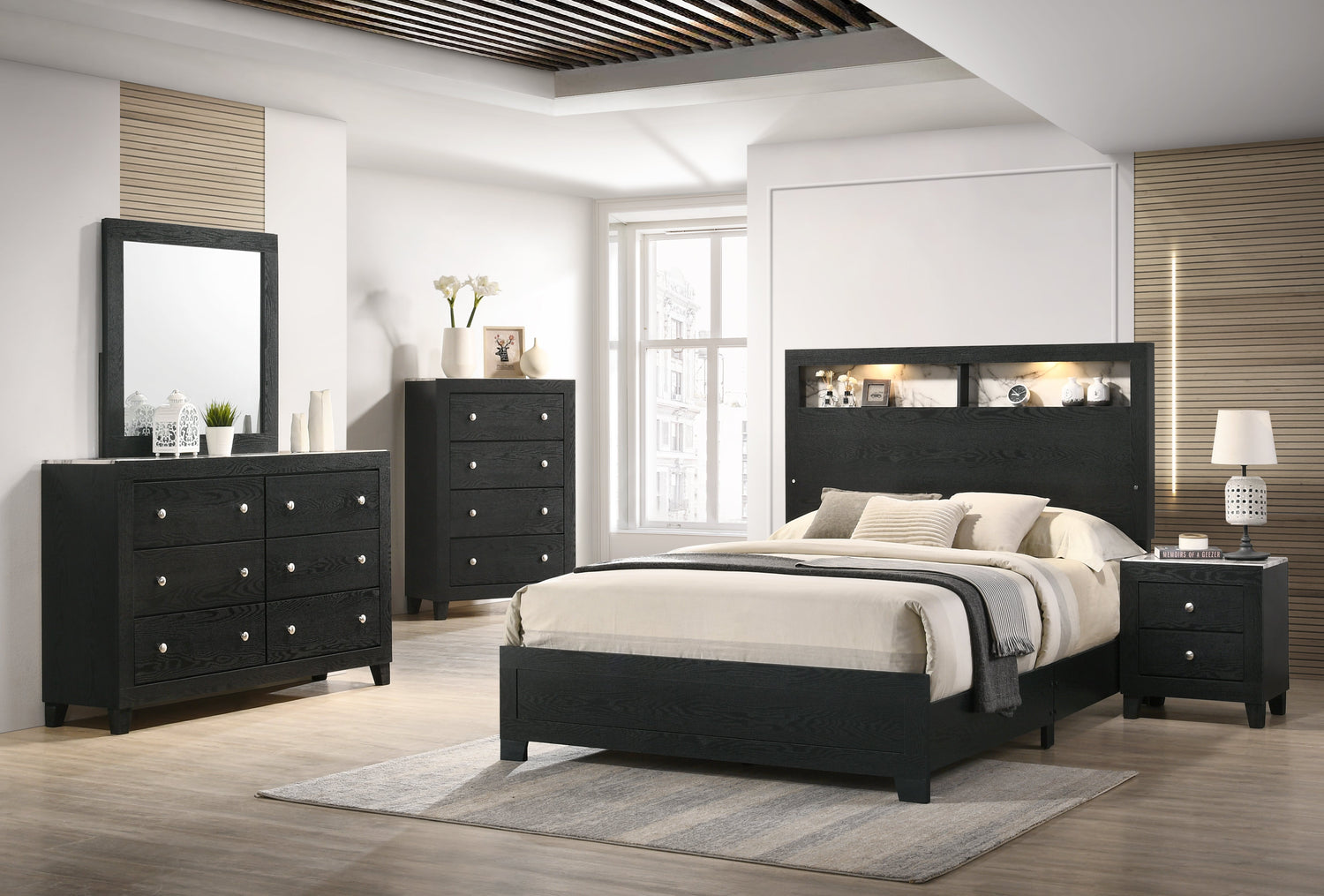 Cadence Black Dresser - B4510-1 - Bien Home Furniture &amp; Electronics