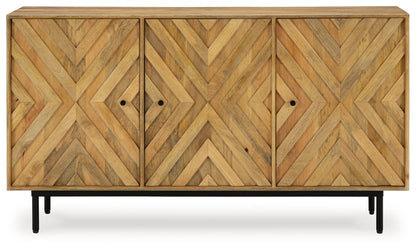 Cadewick Natural Accent Cabinet - A4000570 - Bien Home Furniture &amp; Electronics