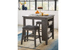 Caitbrook Gray 3-Piece Counter Height Set - D388-113 - Bien Home Furniture & Electronics