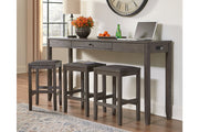 Caitbrook Gray 4-Piece Counter Height Set - D388-223 - Bien Home Furniture & Electronics
