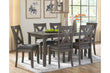 Caitbrook Gray Dining Table and Chairs, Set of 7 - D388-425 - Bien Home Furniture & Electronics