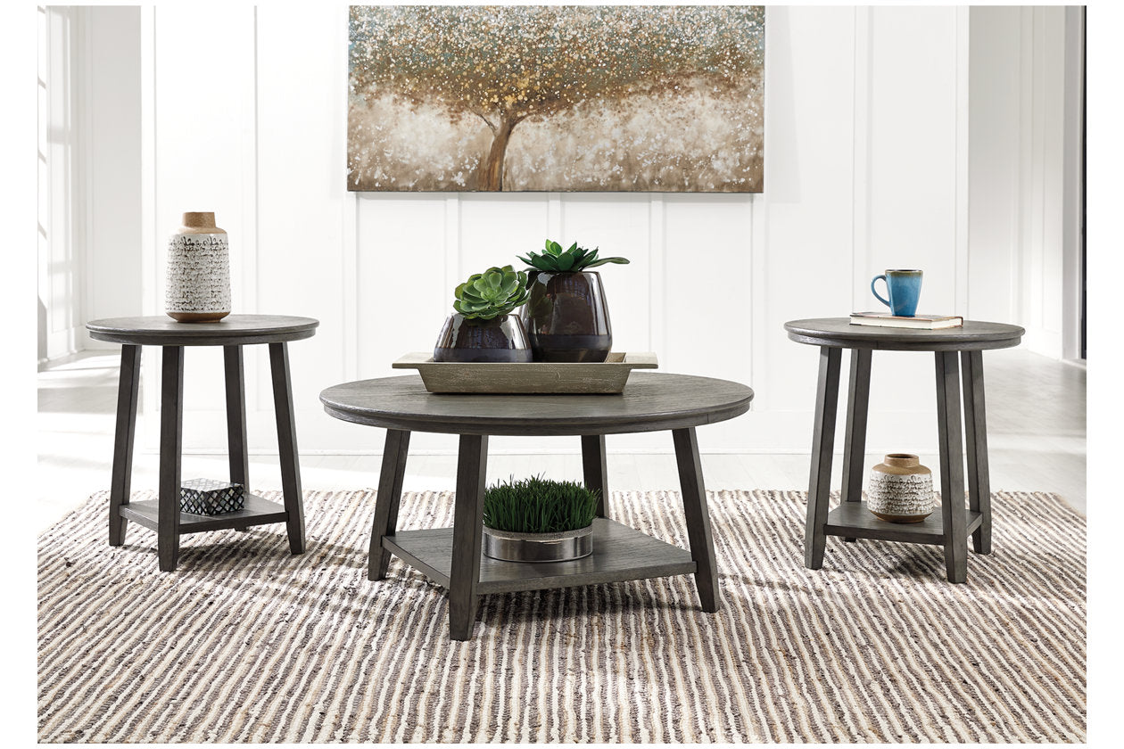 Caitbrook Gray Table, Set of 3 - T188-13 - Bien Home Furniture &amp; Electronics