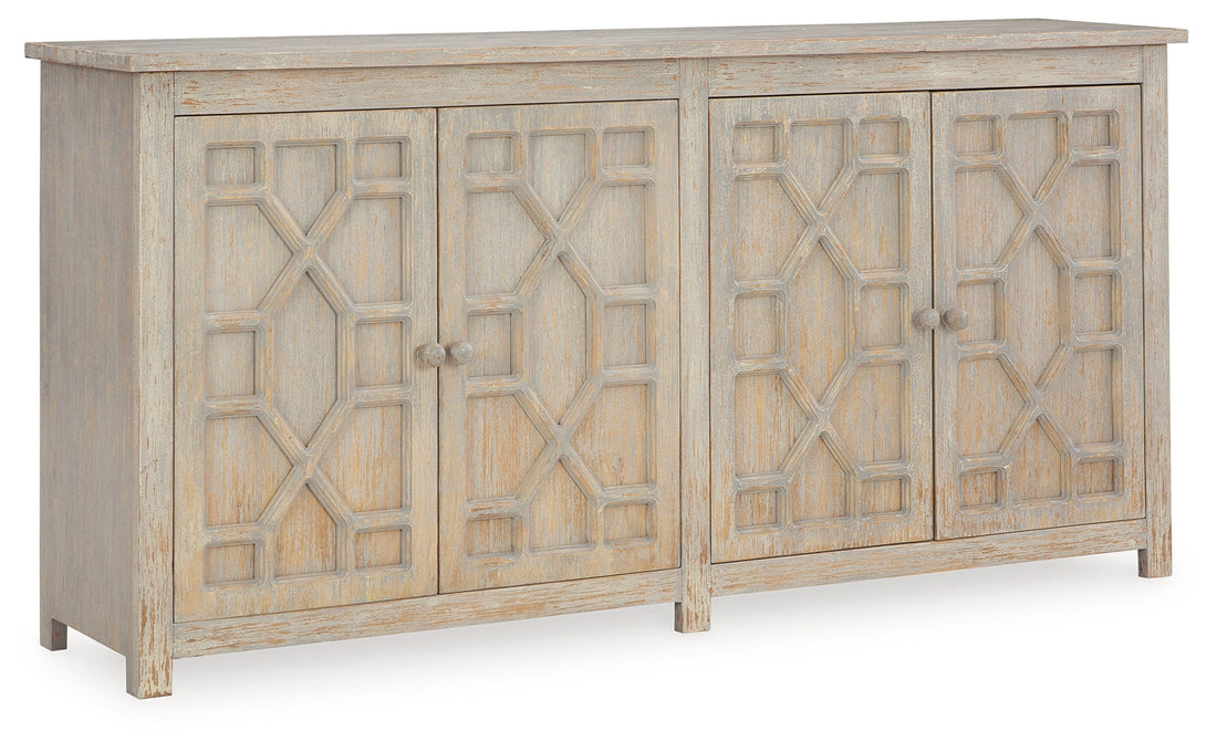 Caitrich Distressed Blue Accent Cabinet - A4000561 - Bien Home Furniture &amp; Electronics
