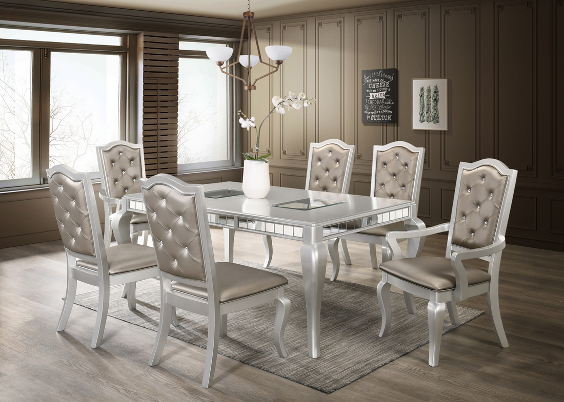 Calabella - Dining Table + 6 Chair Set - Calabella - Bien Home Furniture &amp; Electronics