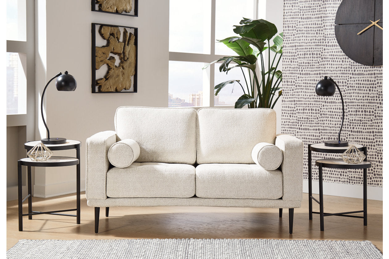 Caladeron Sandstone Loveseat - 9080435 - Bien Home Furniture &amp; Electronics