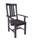 Calandra Vintage Java Slat Back Arm Chairs, Set of 2 - 192953 - Bien Home Furniture & Electronics