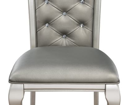 Caldwell Silver Champagne Dining Chair, Set of 2 - 2264S - Bien Home Furniture &amp; Electronics