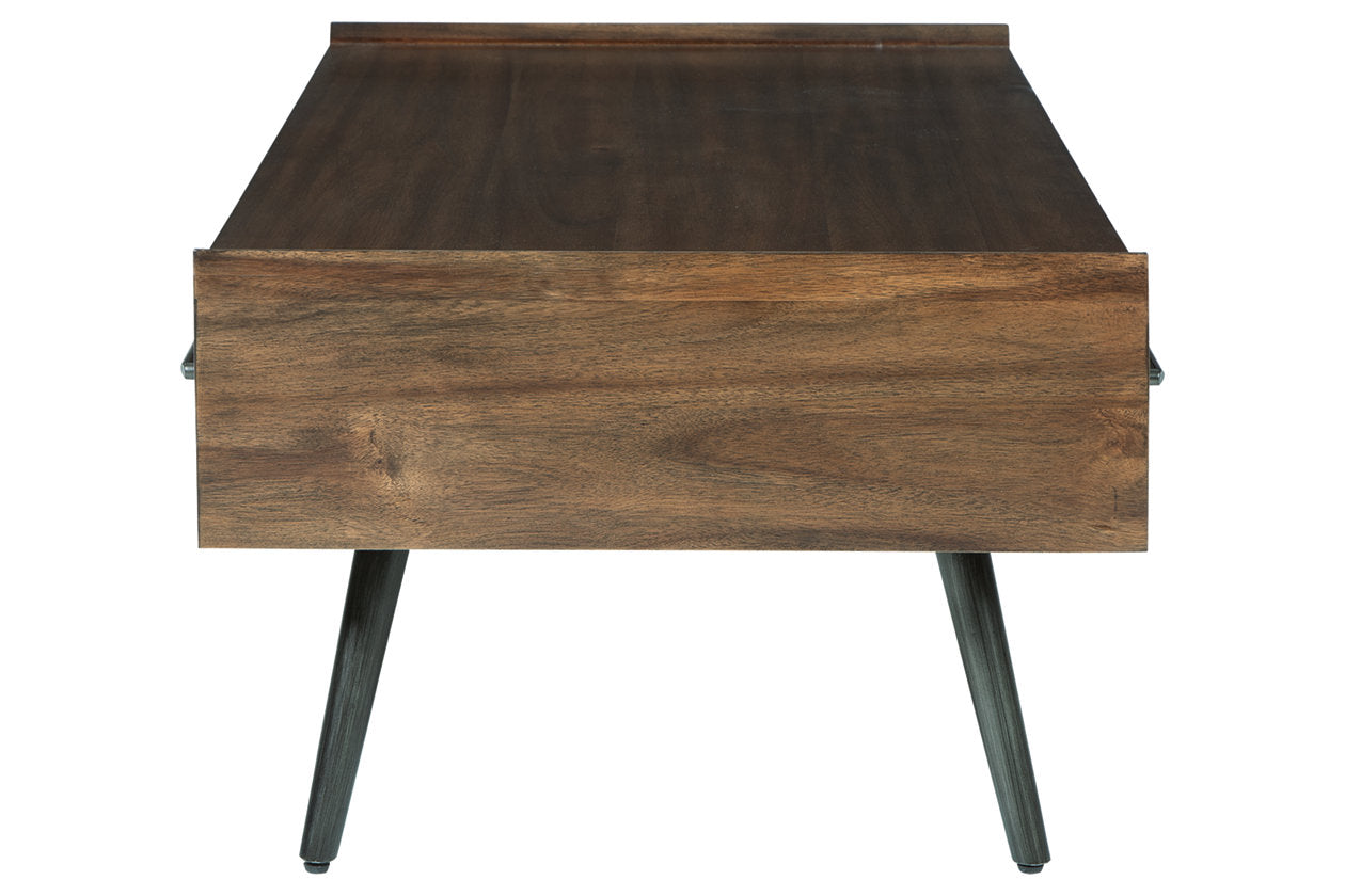Calmoni Brown Coffee Table - T916-1 - Bien Home Furniture &amp; Electronics