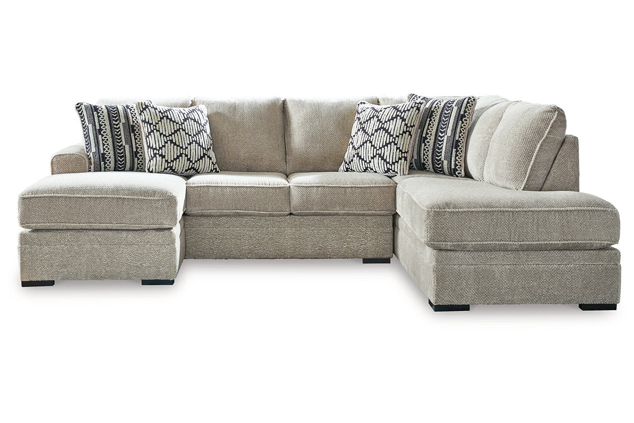 Calnita Sisal 2-Piece Sectional with Chaise - 20502S1 - Bien Home Furniture &amp; Electronics