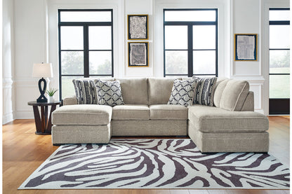Calnita Sisal 2-Piece Sectional with Chaise - 20502S1 - Bien Home Furniture &amp; Electronics