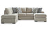 Calnita Sisal 2-Piece Sectional with Chaise - 20502S2 - Bien Home Furniture & Electronics
