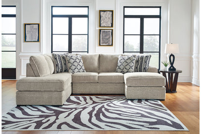 Calnita Sisal 2-Piece Sectional with Chaise - 20502S2 - Bien Home Furniture &amp; Electronics