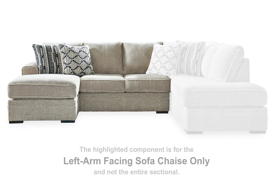 Calnita Sisal Left-Arm Facing Sofa Chaise - 2050202 - Bien Home Furniture &amp; Electronics