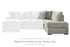 Calnita Sisal Right-Arm Facing Corner Chaise - 2050217 - Bien Home Furniture & Electronics