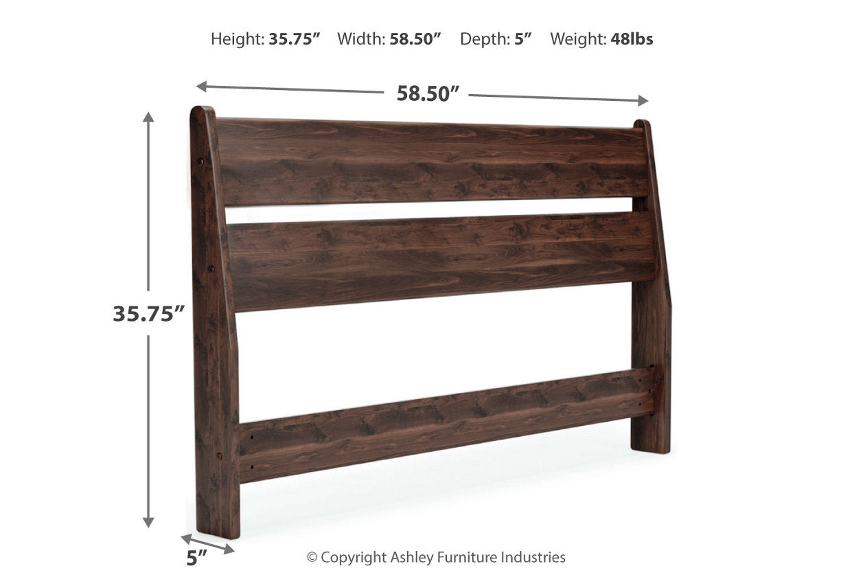 Calverson Mocha Full Panel Headboard - EB3660-156 - Bien Home Furniture &amp; Electronics