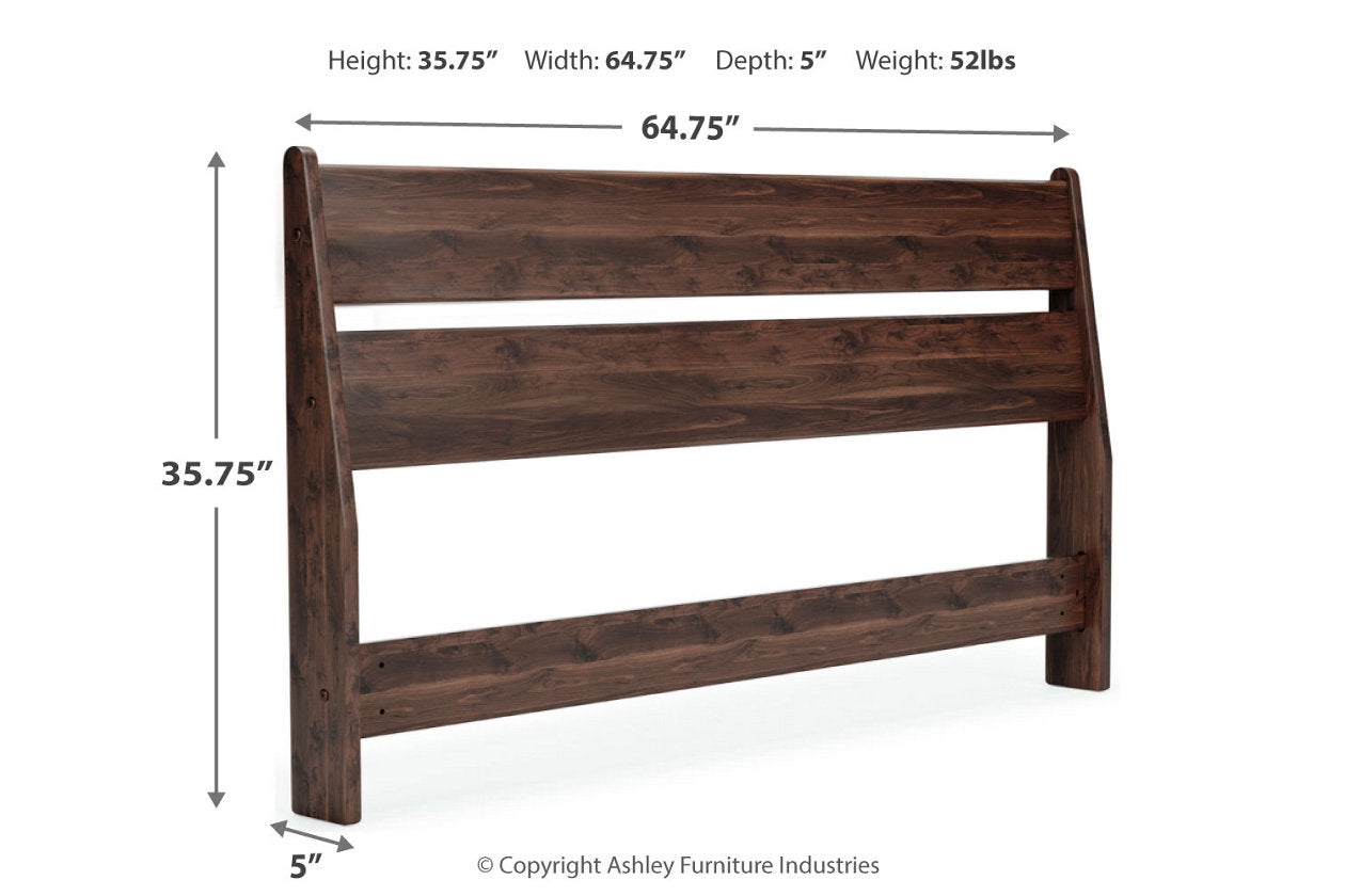 Calverson Mocha Queen Panel Headboard - EB3660-157 - Bien Home Furniture &amp; Electronics