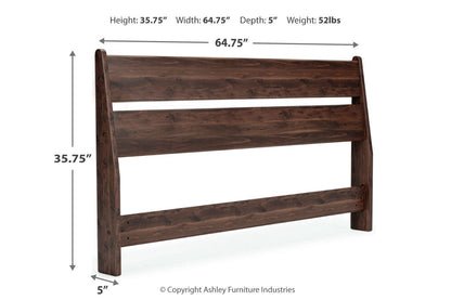 Calverson Mocha Queen Panel Headboard - EB3660-157 - Bien Home Furniture &amp; Electronics