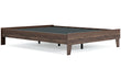 Calverson Mocha Queen Platform Bed - EB3660-113 - Bien Home Furniture & Electronics