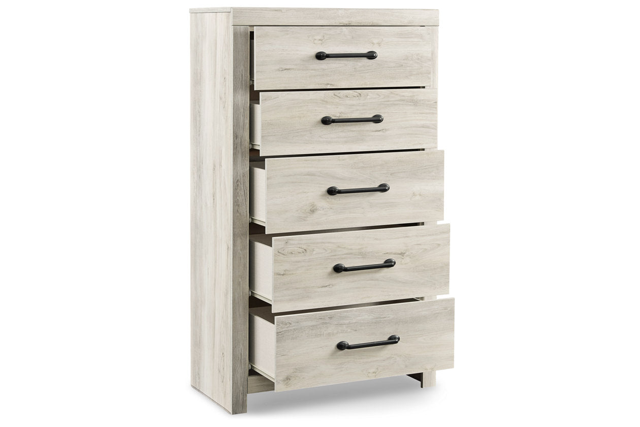 Cambeck Whitewash Chest of Drawers - B192-46 - Bien Home Furniture &amp; Electronics