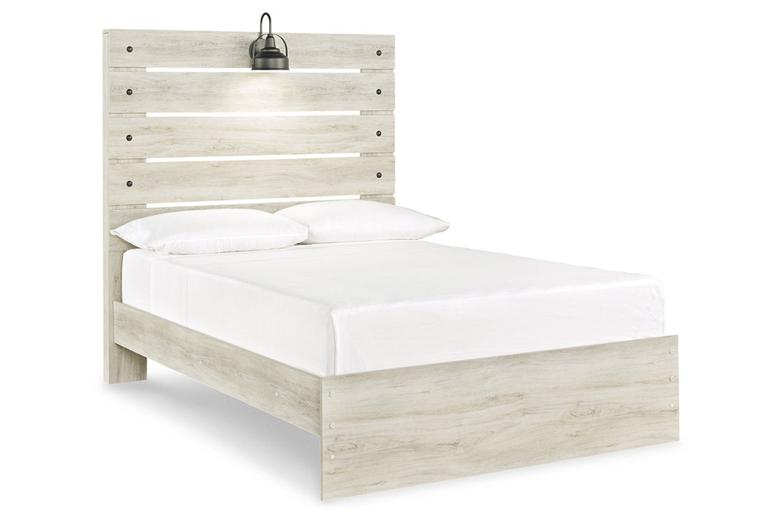 Cambeck Whitewash Full Panel Bed - SET | B192-84 | B192-86 | B192-87 - Bien Home Furniture &amp; Electronics