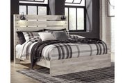 Cambeck Whitewash King Panel Bed - SET | B192-56 | B192-58 | B192-97 - Bien Home Furniture & Electronics