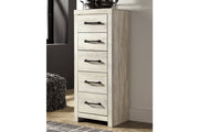 Cambeck Whitewash Narrow Chest of Drawers - B192-11 - Bien Home Furniture & Electronics