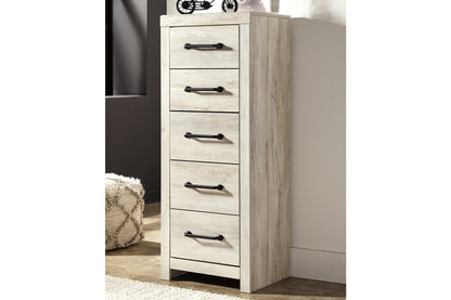 Cambeck Whitewash Narrow Chest of Drawers - B192-11 - Bien Home Furniture &amp; Electronics