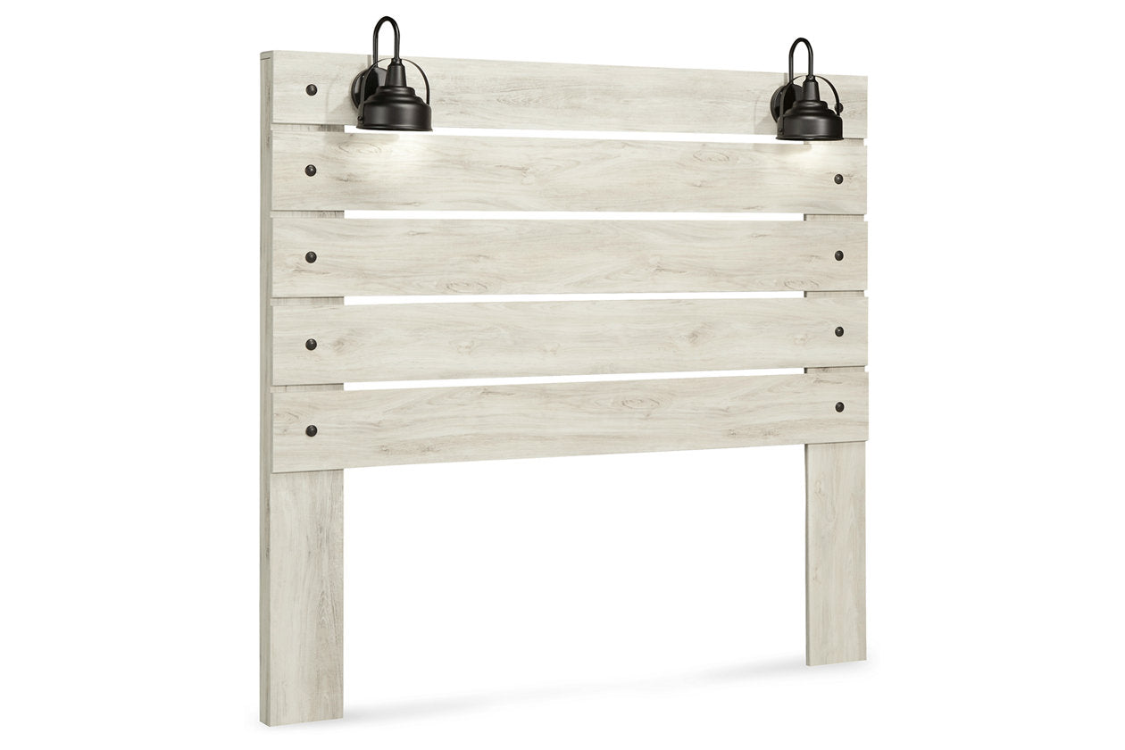 Cambeck Whitewash Queen Panel Headboard - B192-57 - Bien Home Furniture &amp; Electronics