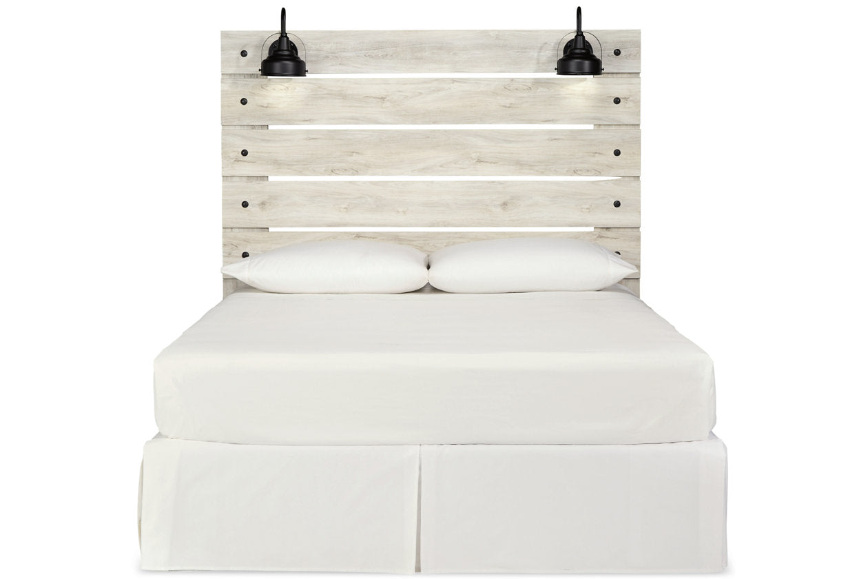 Cambeck Whitewash Queen Panel Headboard - B192-57 - Bien Home Furniture &amp; Electronics