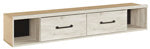 Cambeck Whitewash Twin/Full Side Storage with Rail - B192-150 - Bien Home Furniture &amp; Electronics