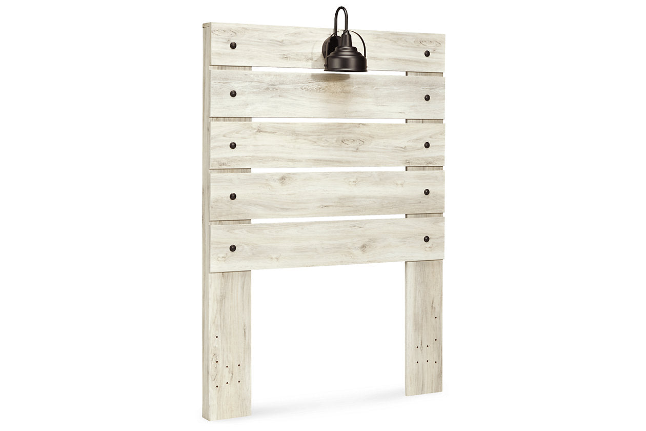 Cambeck Whitewash Twin Panel Headboard - B192-53 - Bien Home Furniture &amp; Electronics