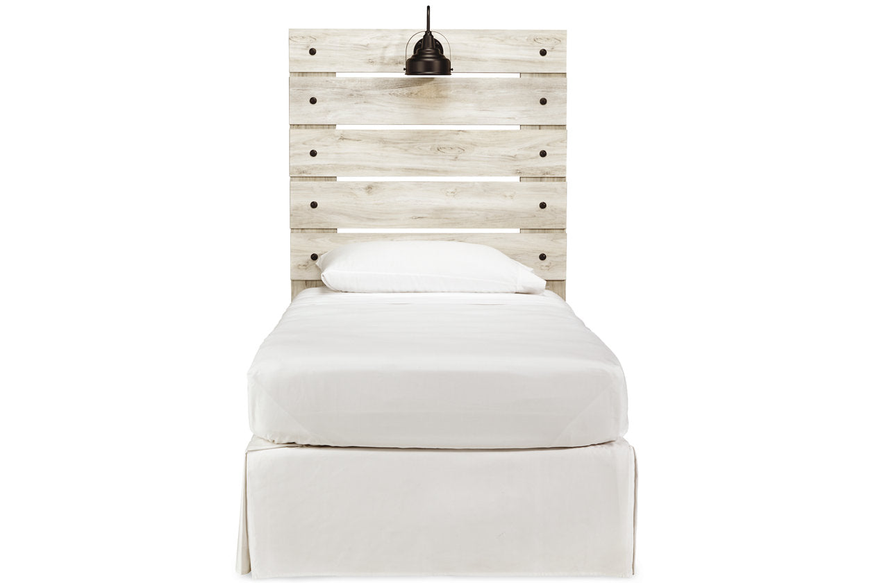 Cambeck Whitewash Twin Panel Headboard - B192-53 - Bien Home Furniture &amp; Electronics