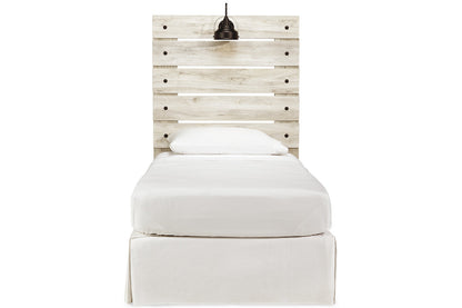 Cambeck Whitewash Twin Panel Headboard - B192-53 - Bien Home Furniture &amp; Electronics