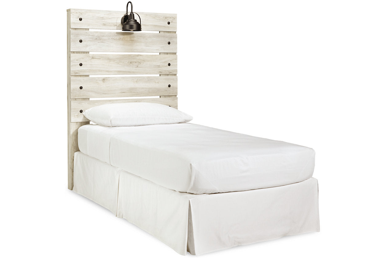 Cambeck Whitewash Twin Panel Headboard - B192-53 - Bien Home Furniture &amp; Electronics